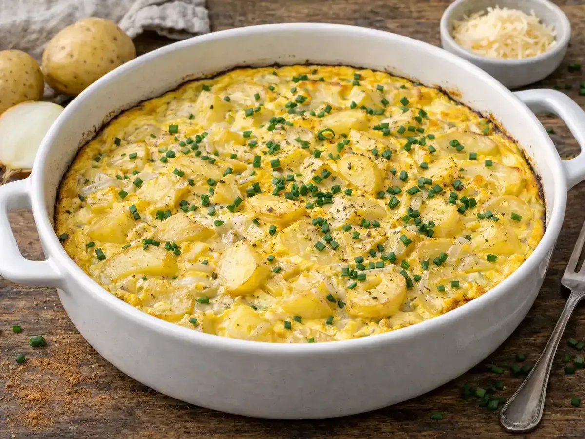 Potato and Onion Frittata