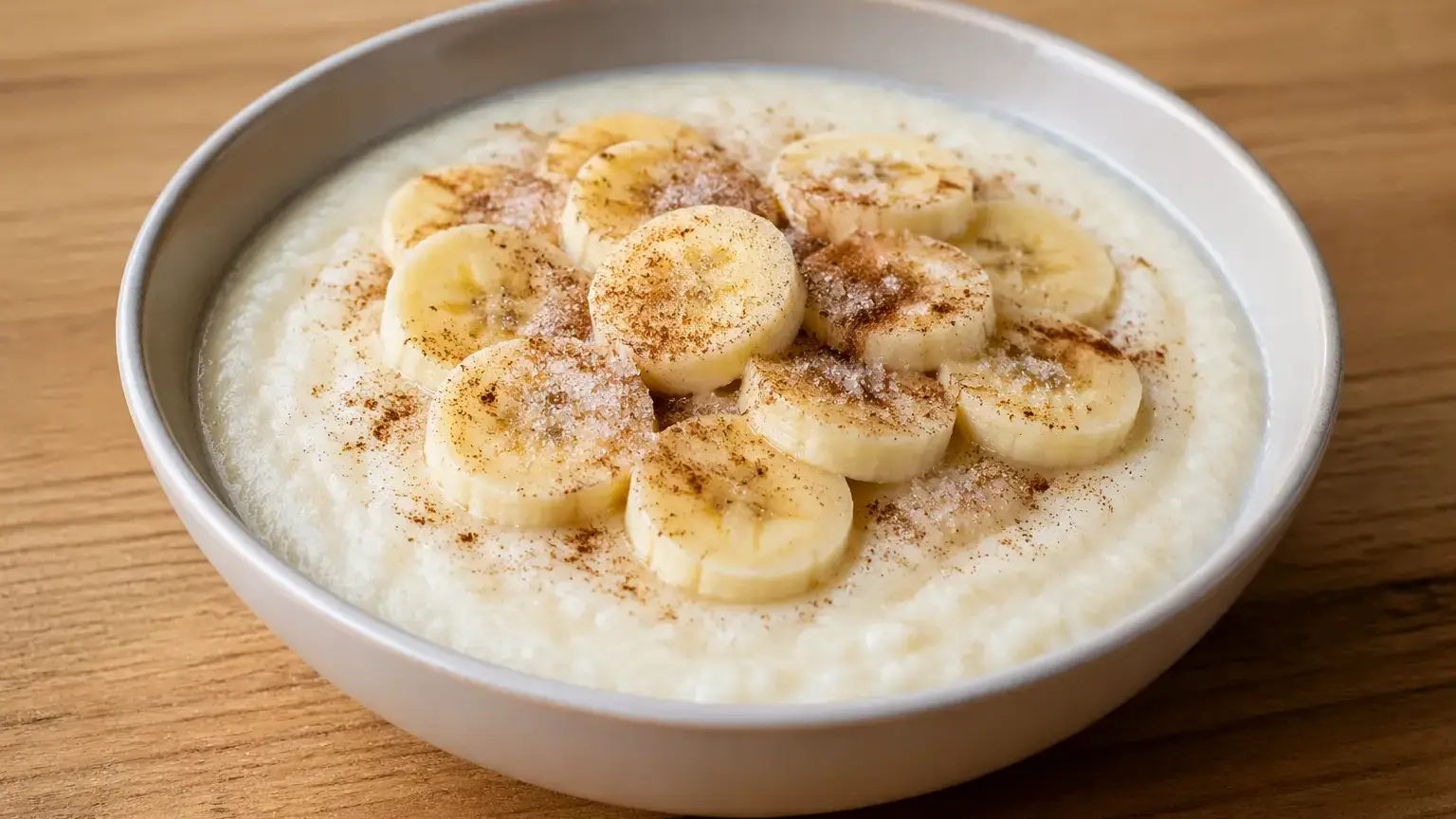 Kasza manna z bananem