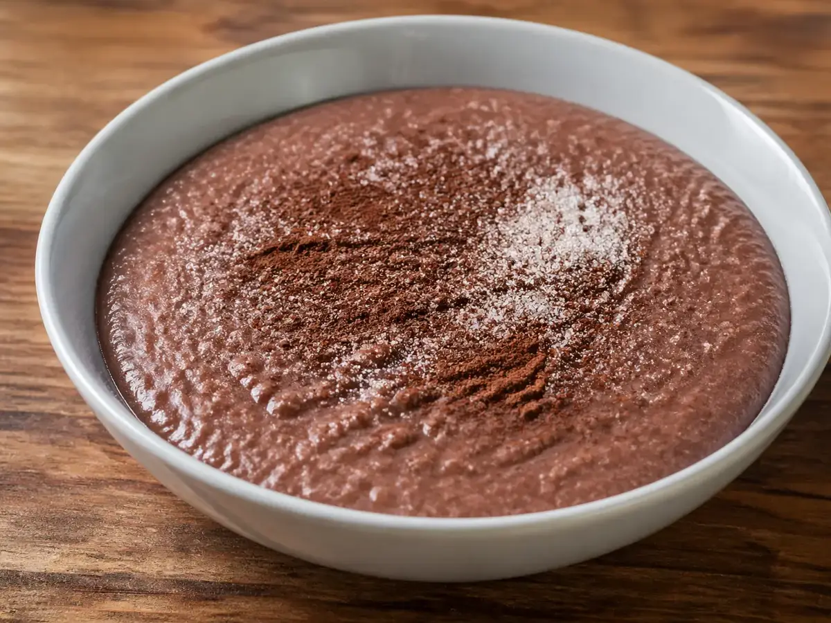Cocoa Semolina Pudding