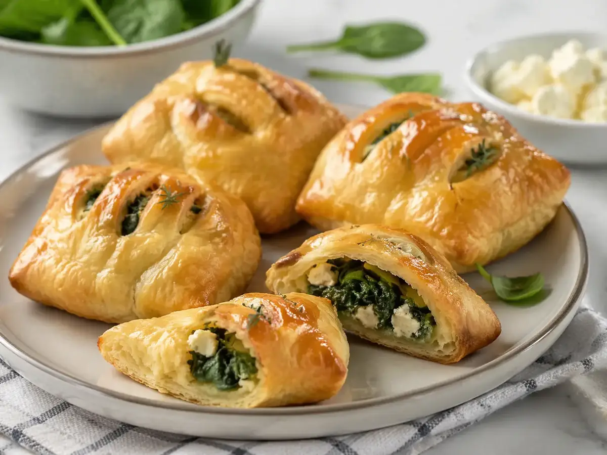 Spinach Puff Pastry Pockets