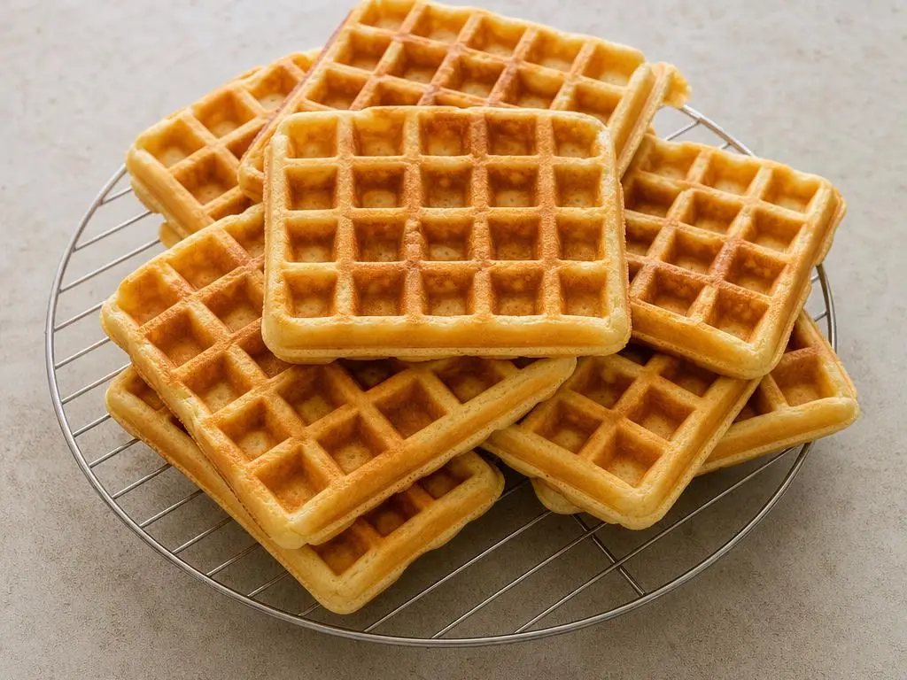 Classic Waffles, Crisp Outside and Soft Inside