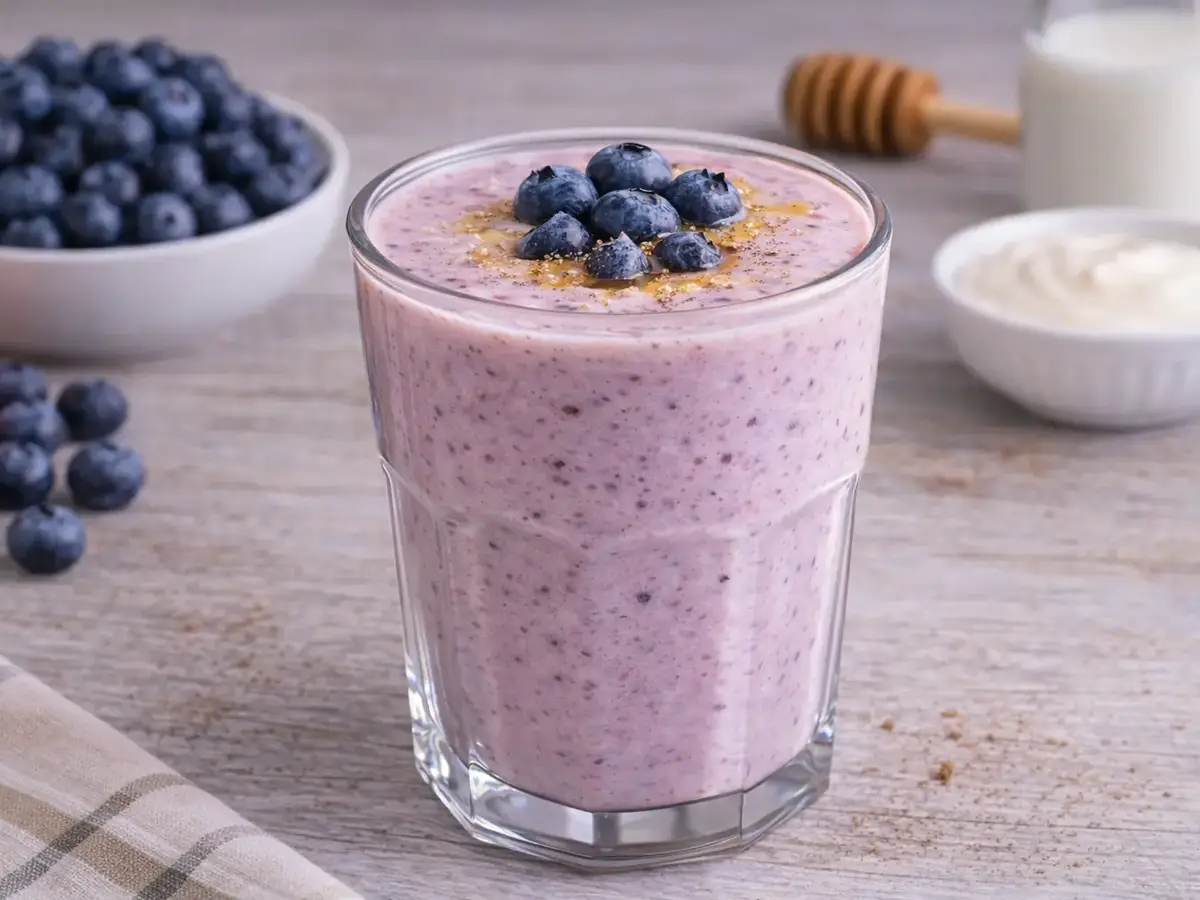 Bilberry Yogurt Smoothie
