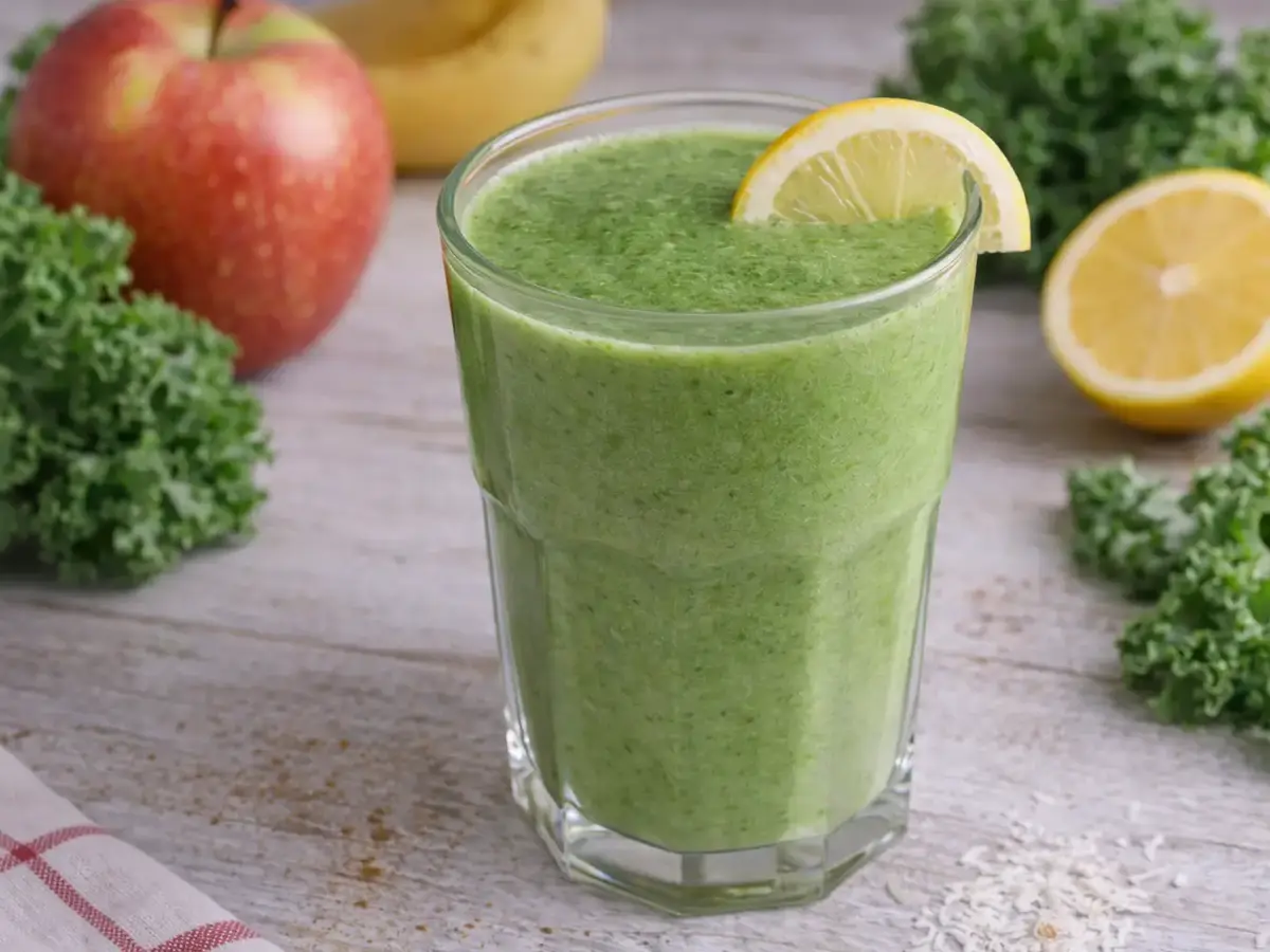 Kale and Apple Green Smoothie