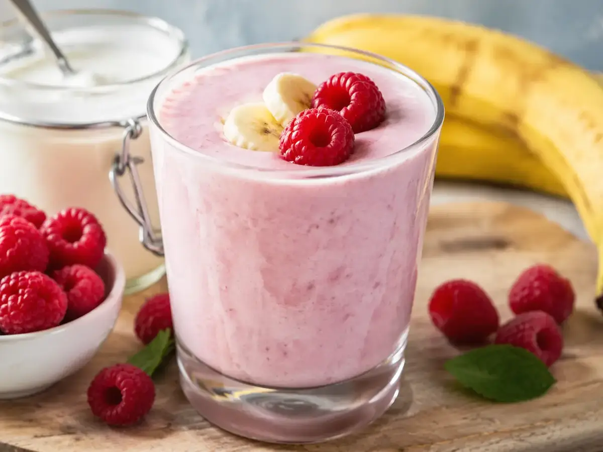 Raspberry Yogurt Smoothie