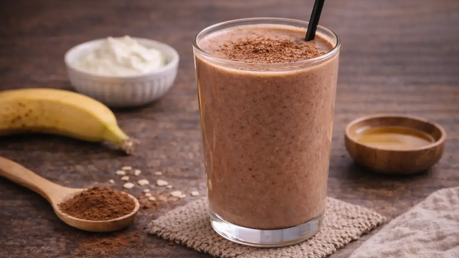 Koktajl proteinowy kakaowy
