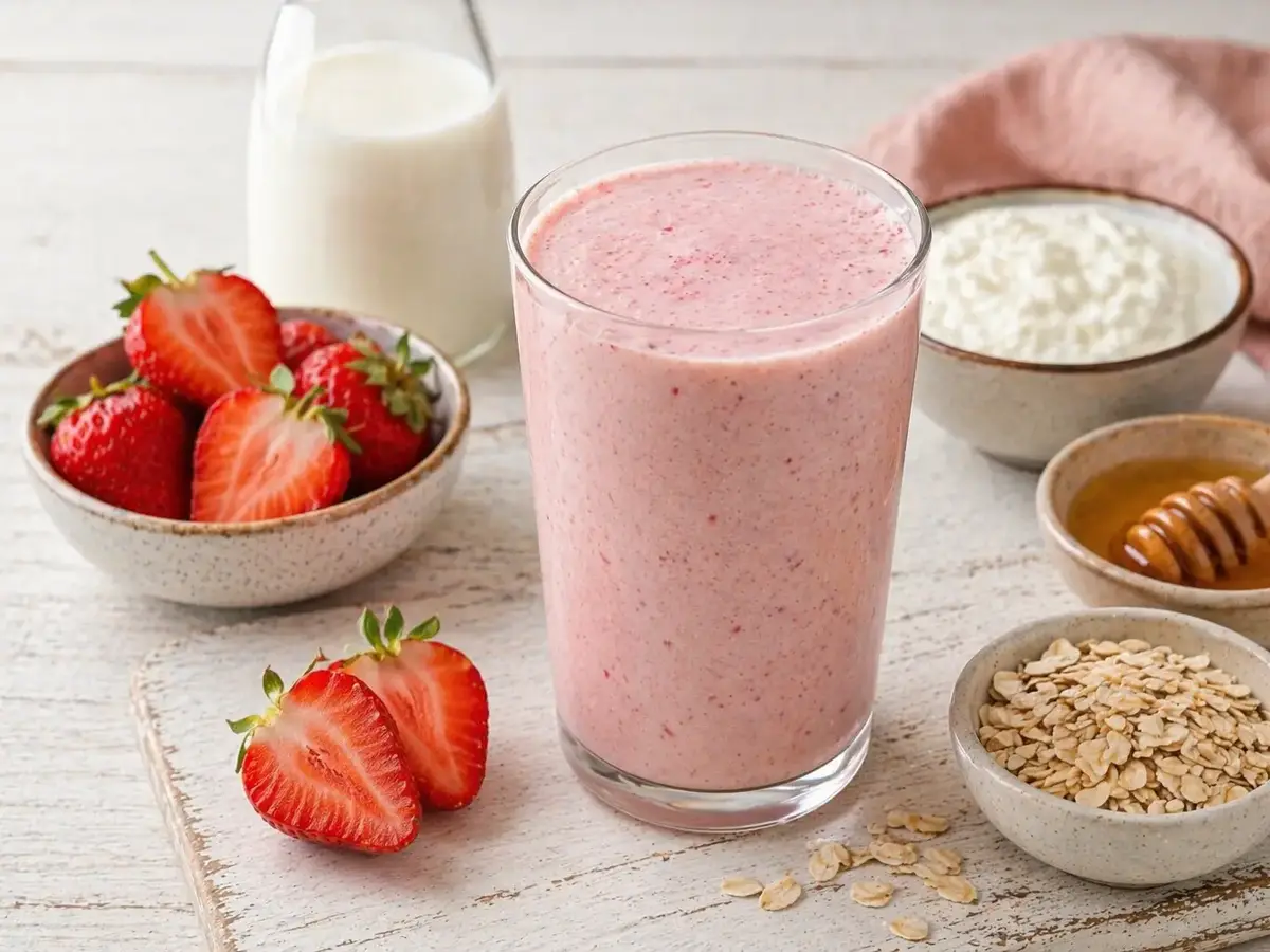 Strawberry Protein Smoothie