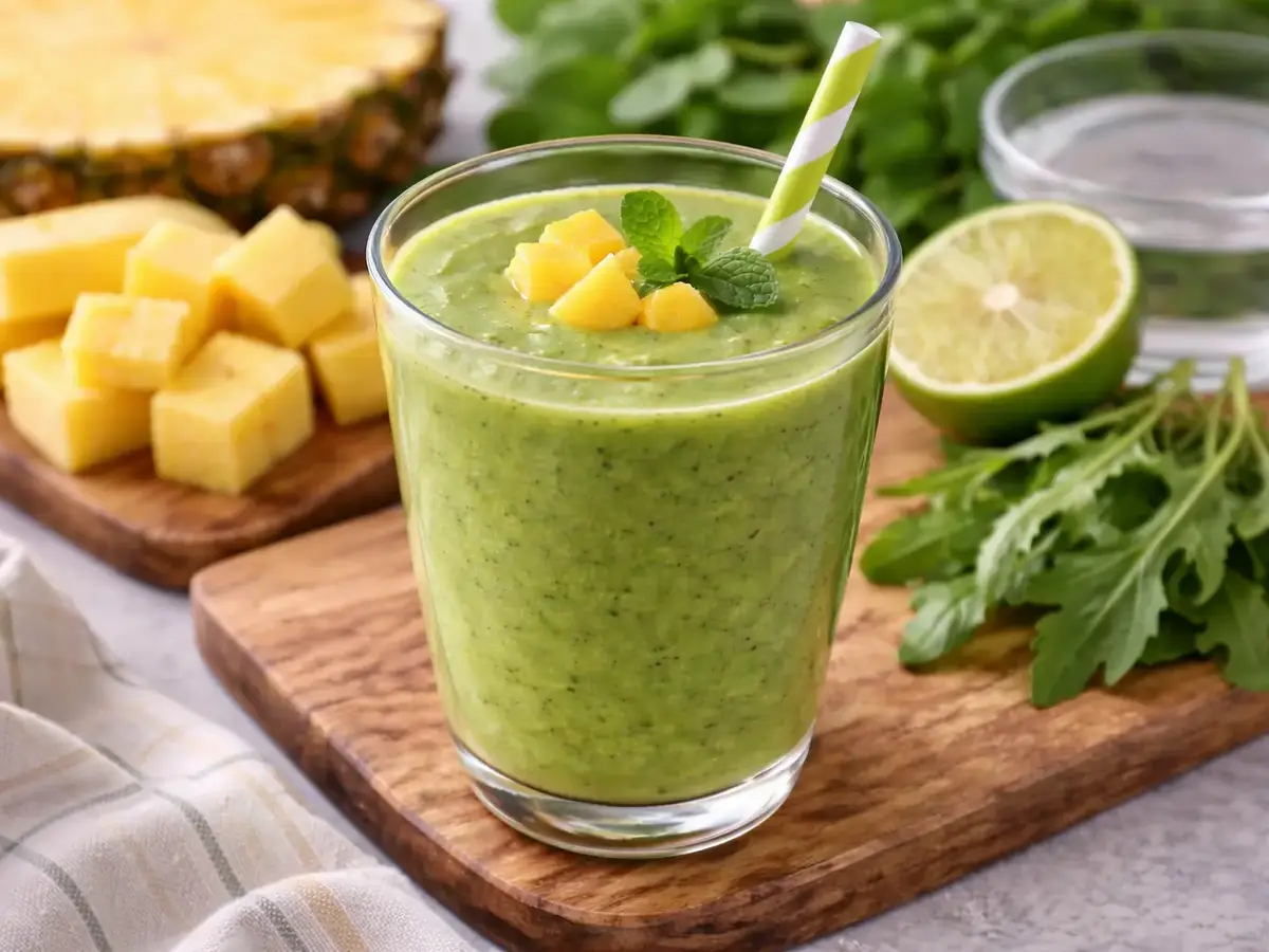 Arugula and Pineapple Smoothie