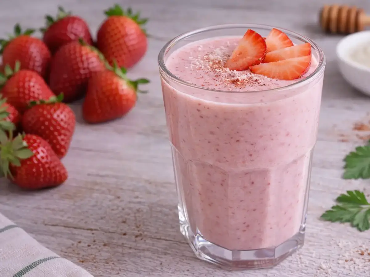 Strawberry Buttermilk Smoothie