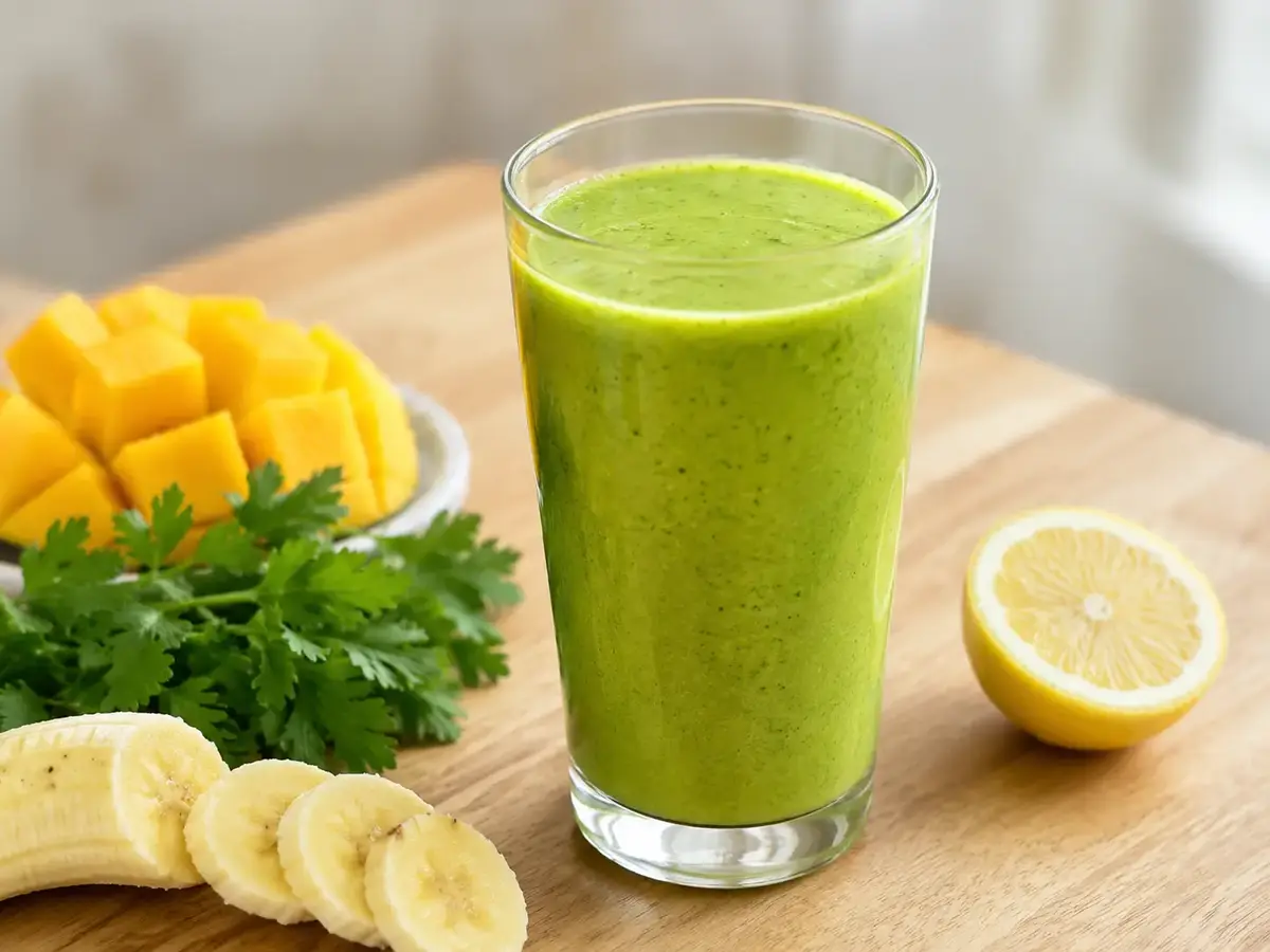 Parsley and Mango Smoothie