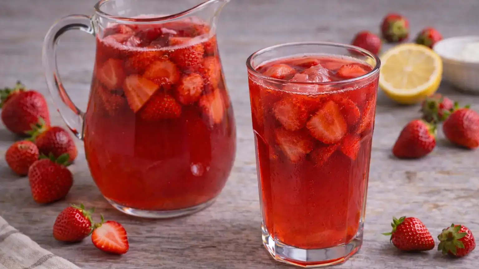 Kompot z truskawek