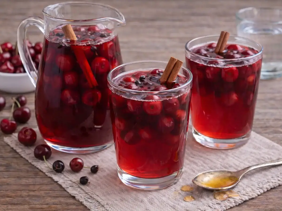 Cherry Kompot (Polish Fruit Drink)