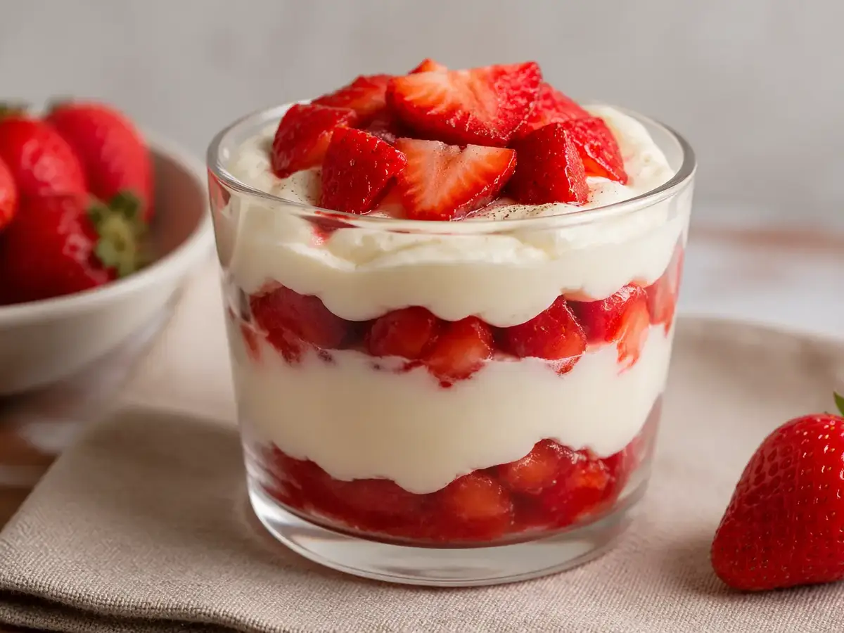 Mascarpone Cream with Strawberries