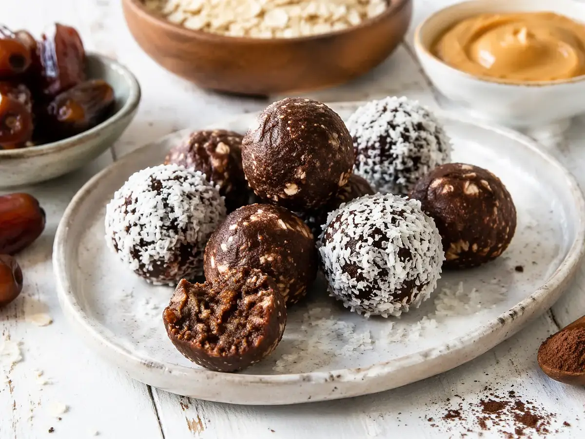 Date and Cocoa Balls