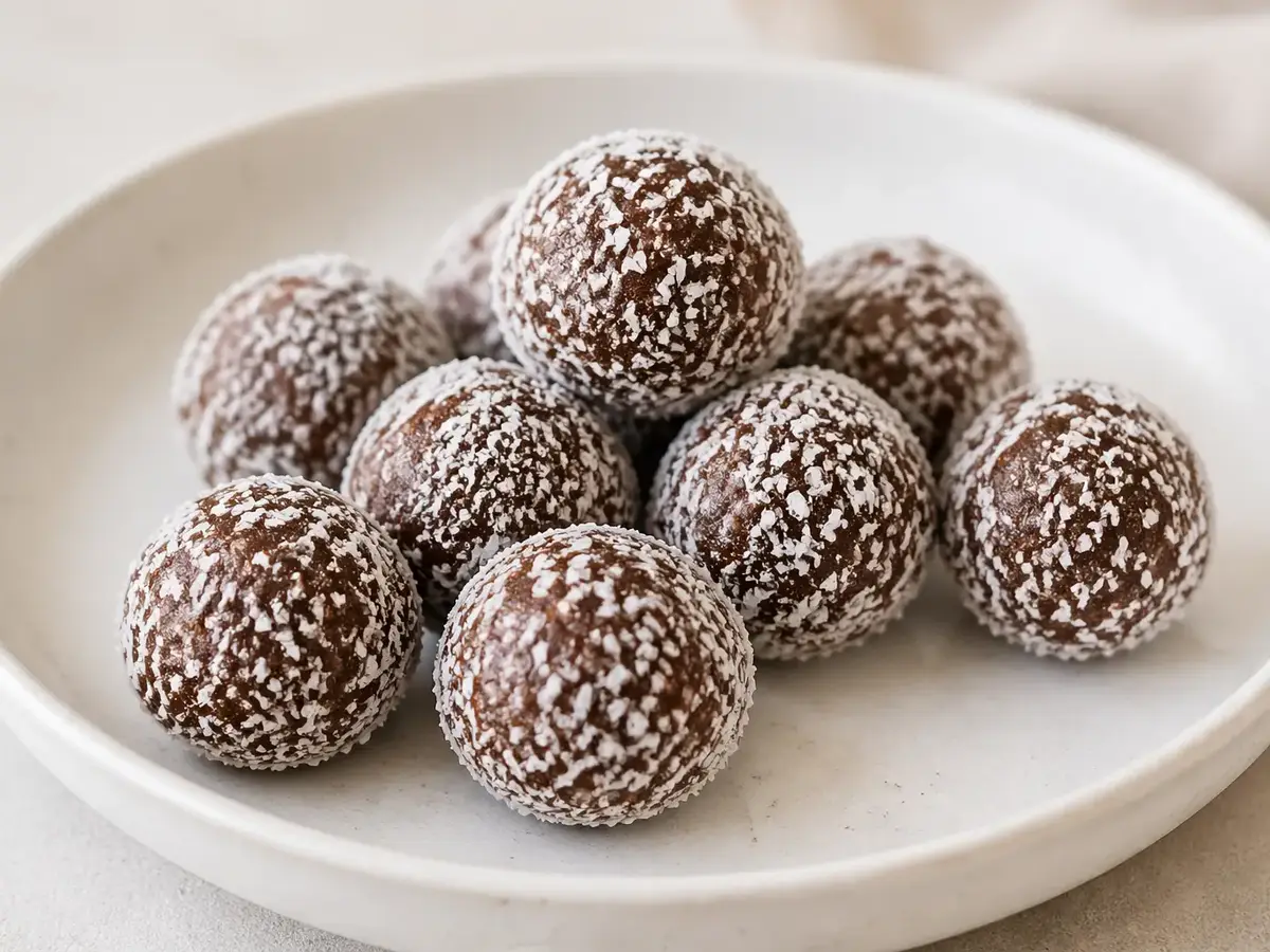 Coconut Date Balls