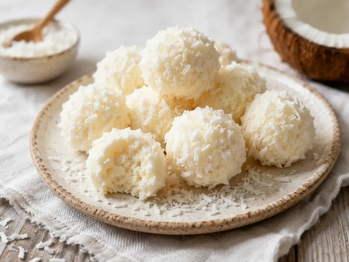 Coconut Twaróg Balls