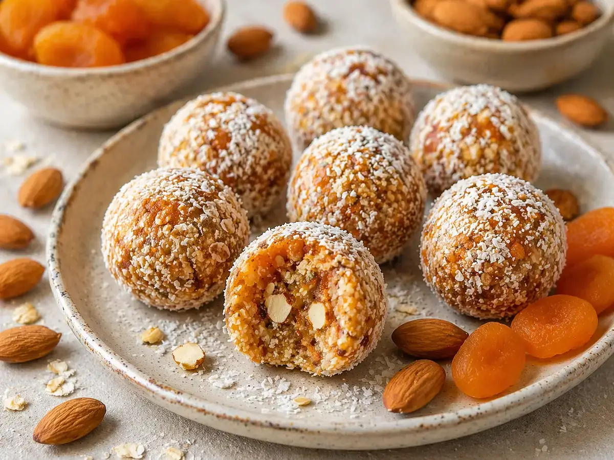 Apricot and Almond Balls