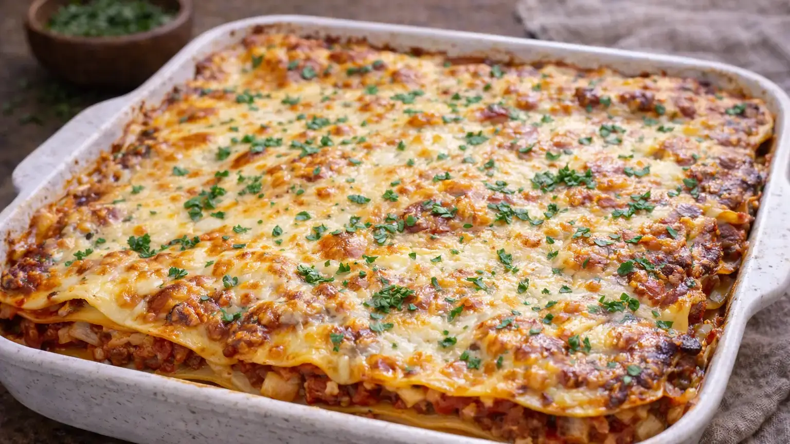 Lasagne z mięsem mielonym