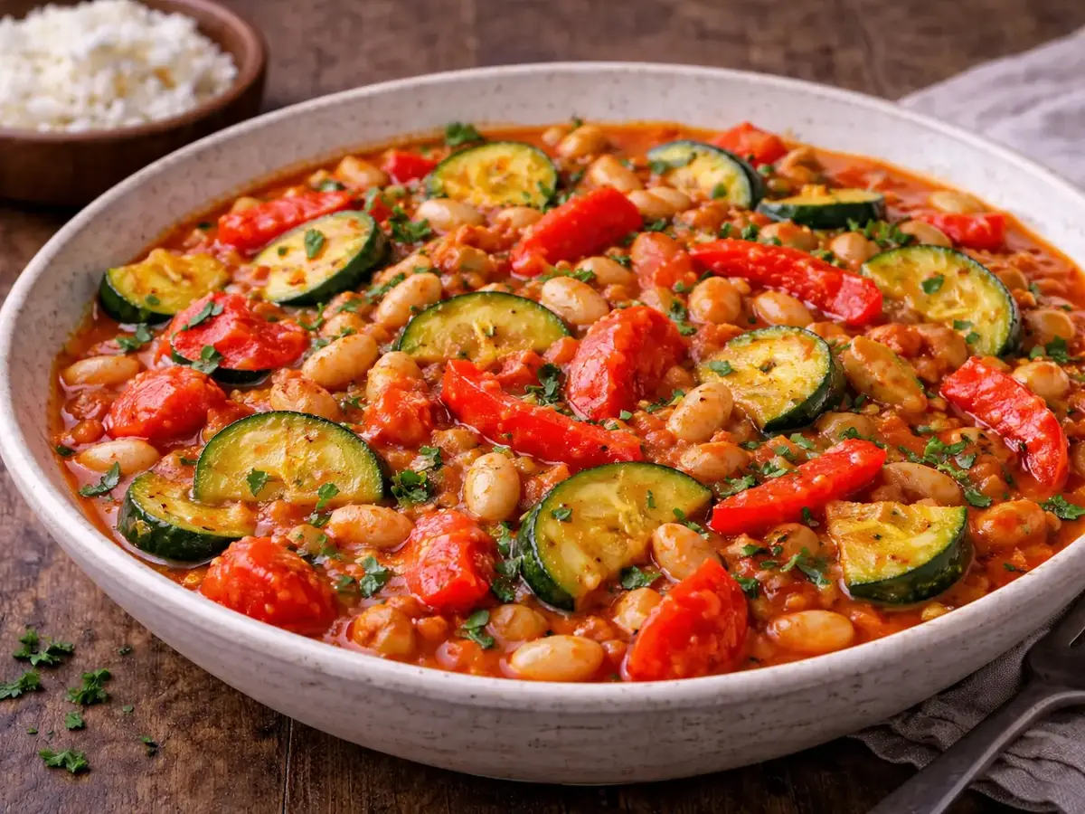 Vegetable Leczo with Beans
