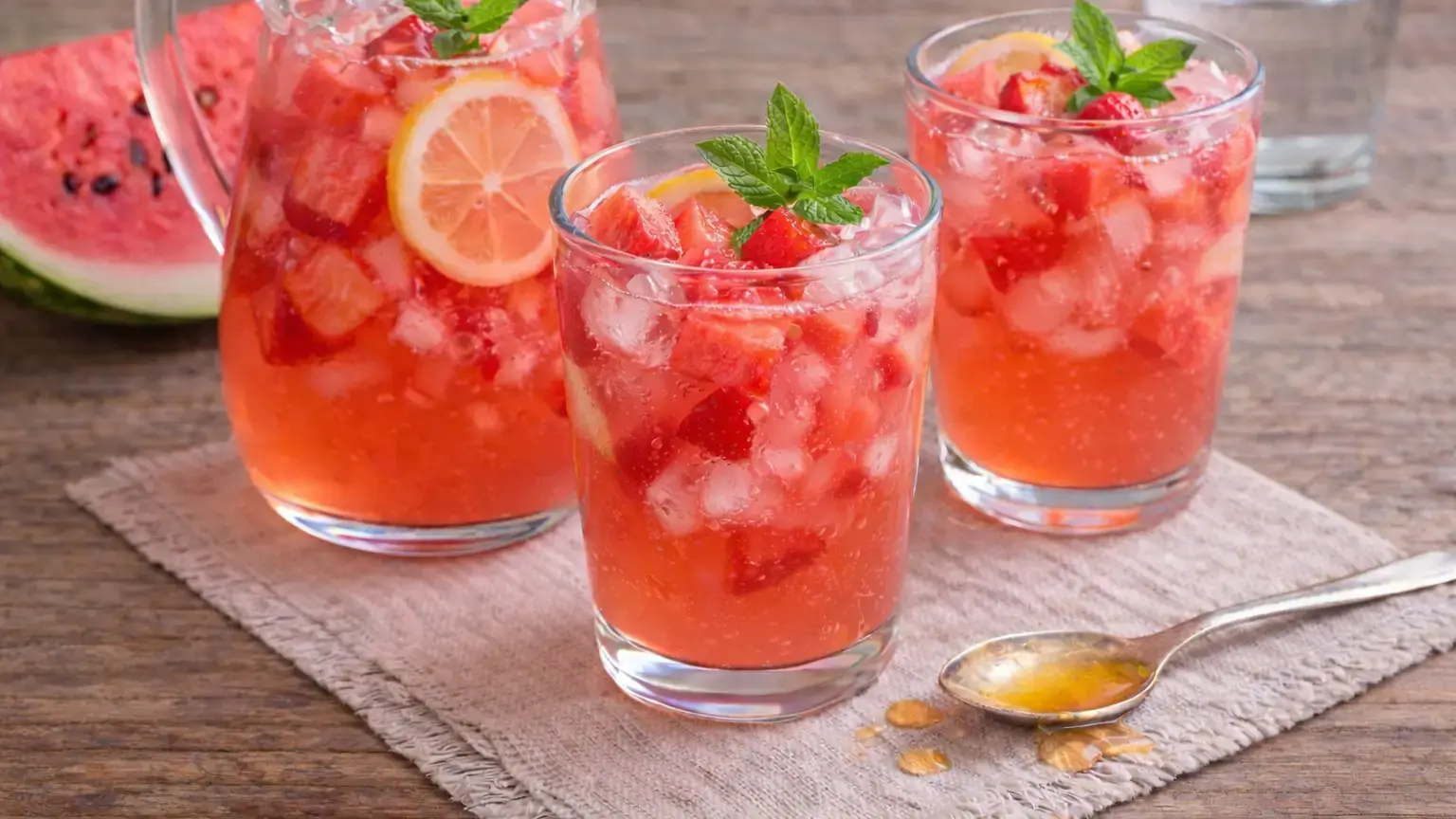 Lemoniada z arbuzem