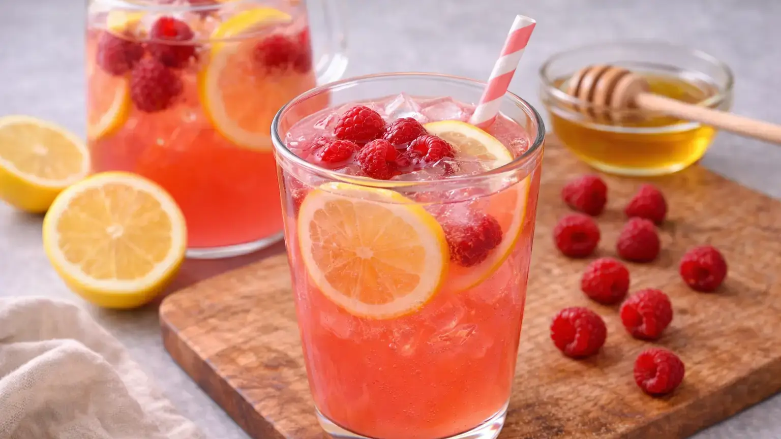 Lemoniada malinowa