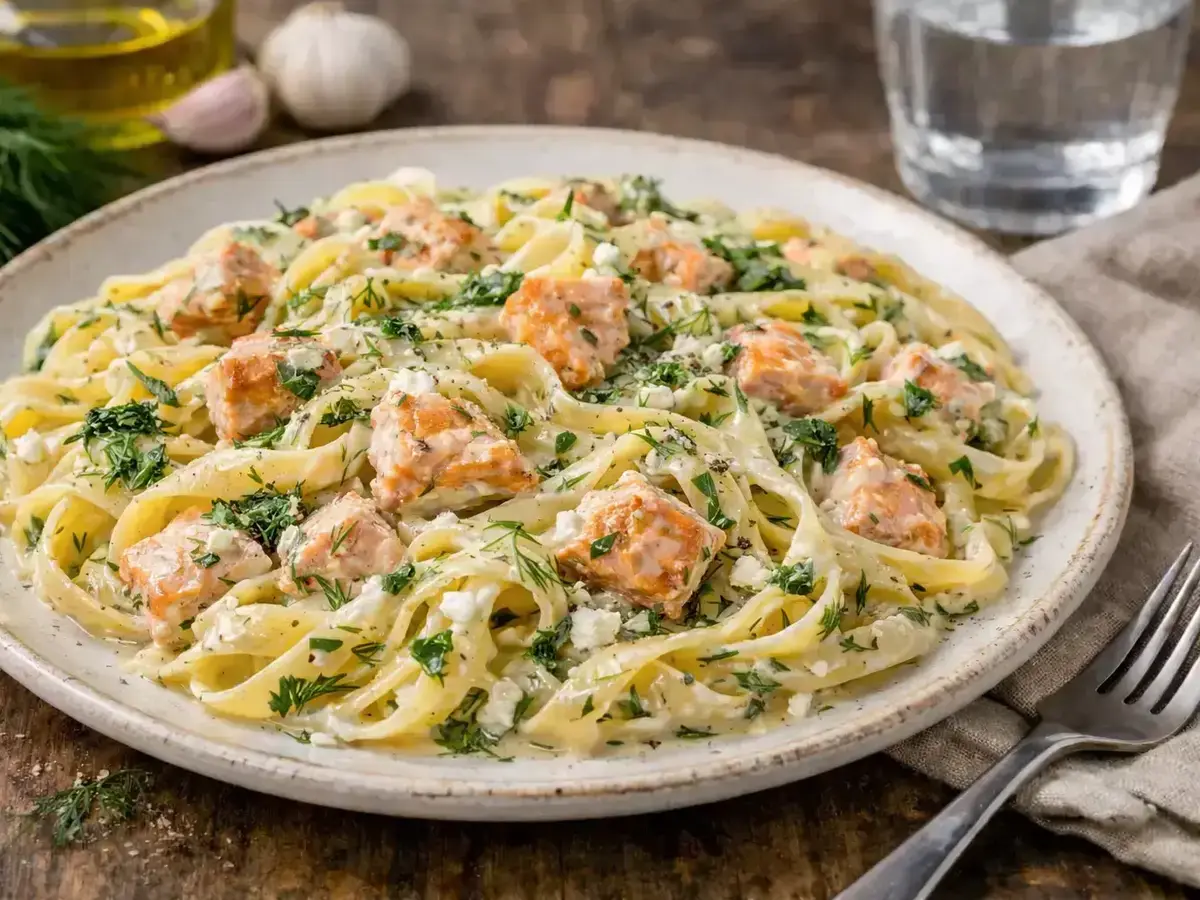 Tagliatelle with Salmon and Dill
