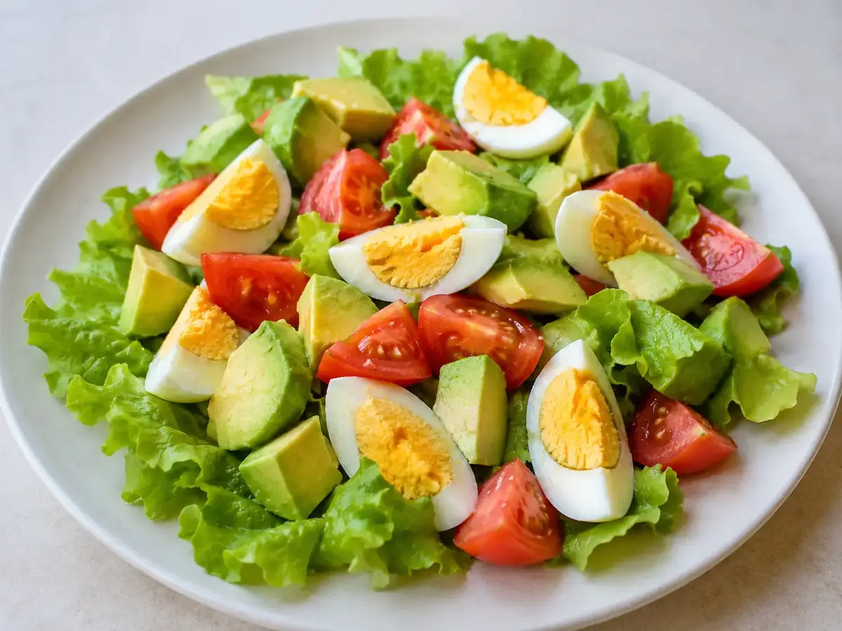 Mini Egg and Avocado Salad