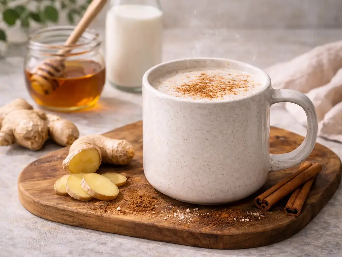Milk with Honey and Ginger