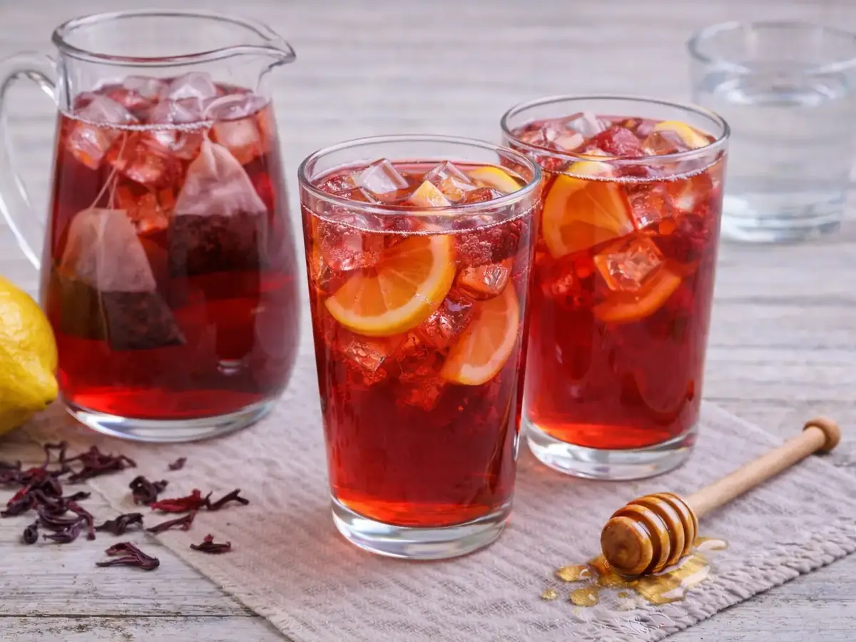 Iced Hibiscus Tea