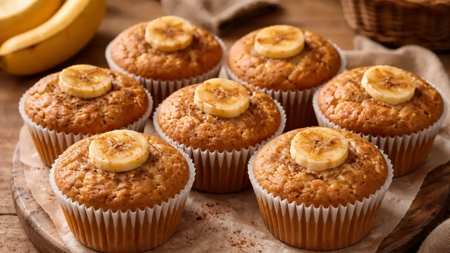 Muffiny bananowe