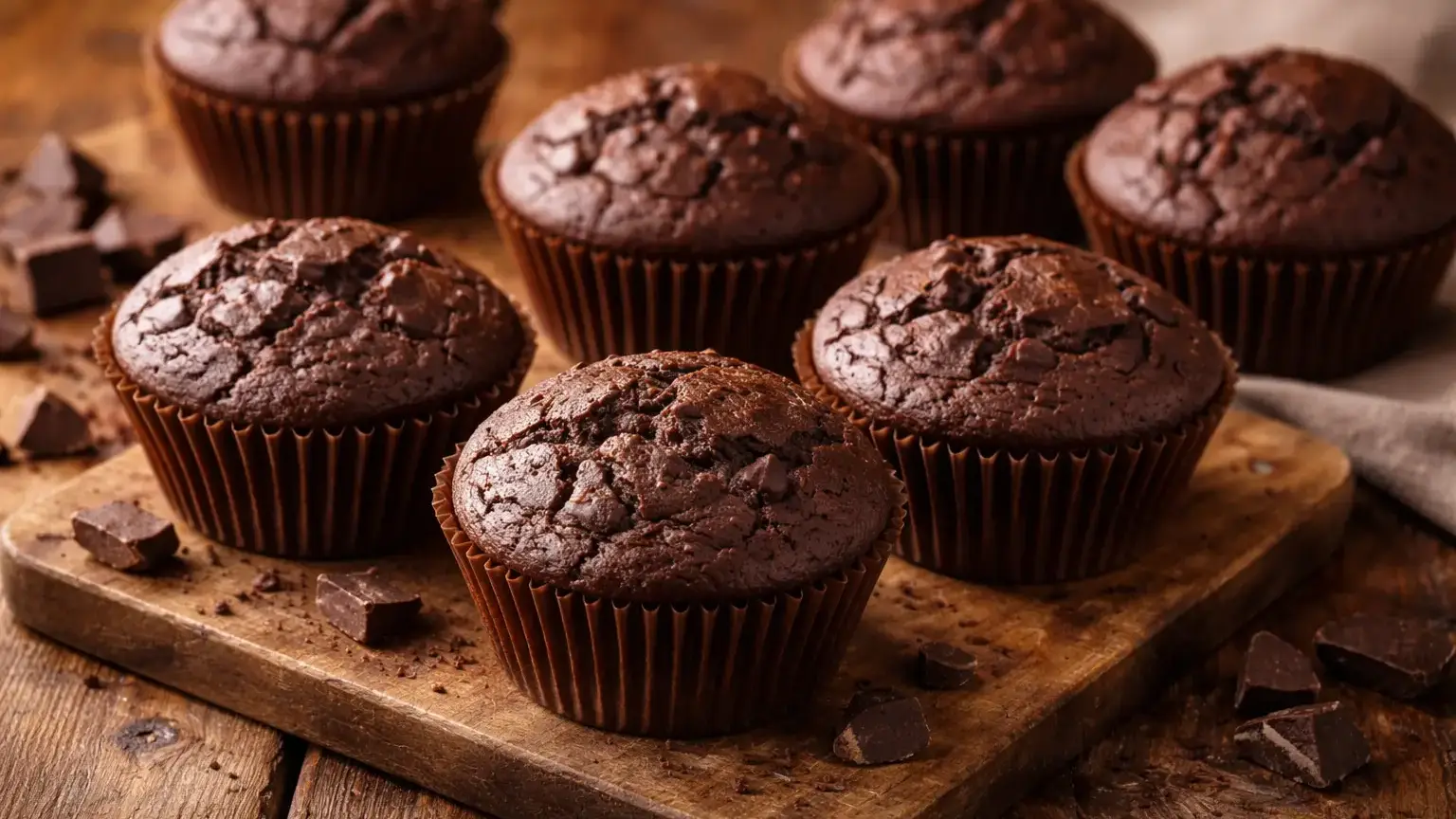Muffiny czekoladowe