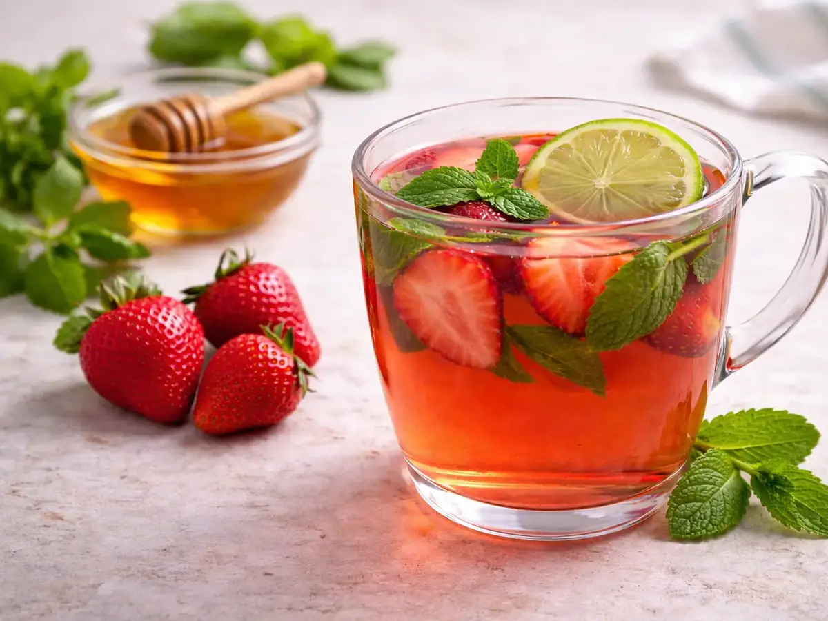 Strawberry and Mint Infusion