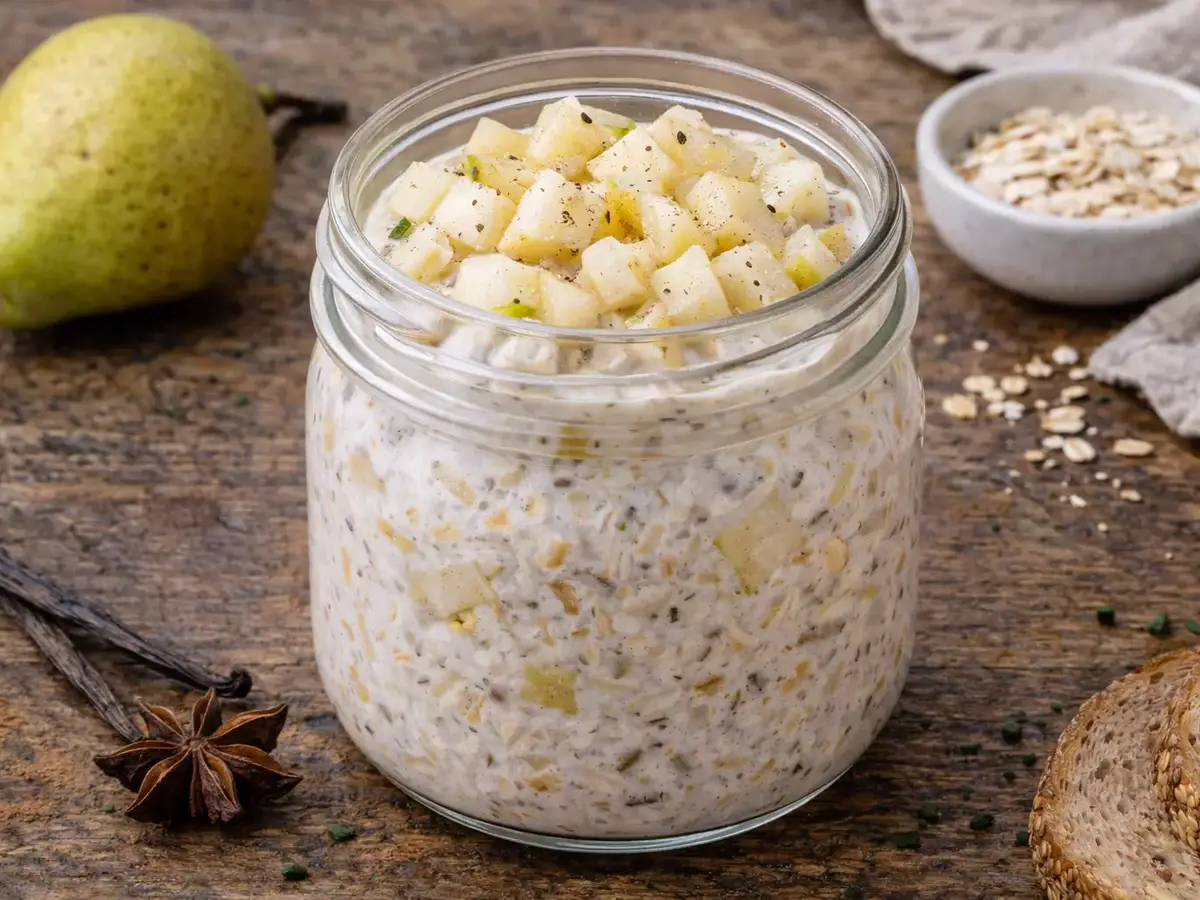 Pear and Vanilla Overnight Oats
