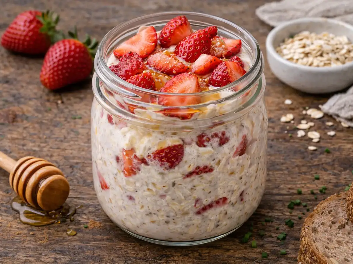 Strawberry Overnight Oats