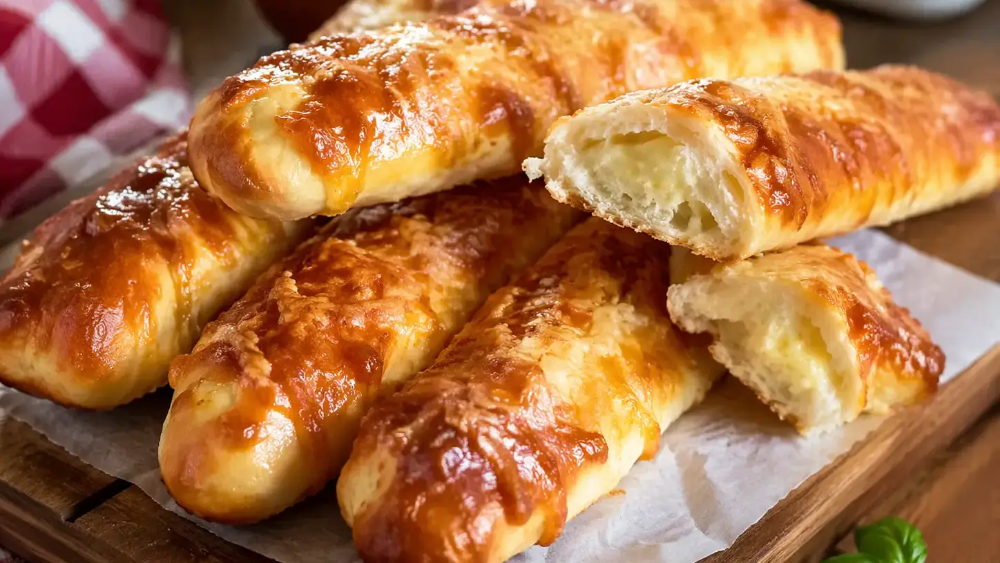 Paluchy z ciasta drożdżowego z serem