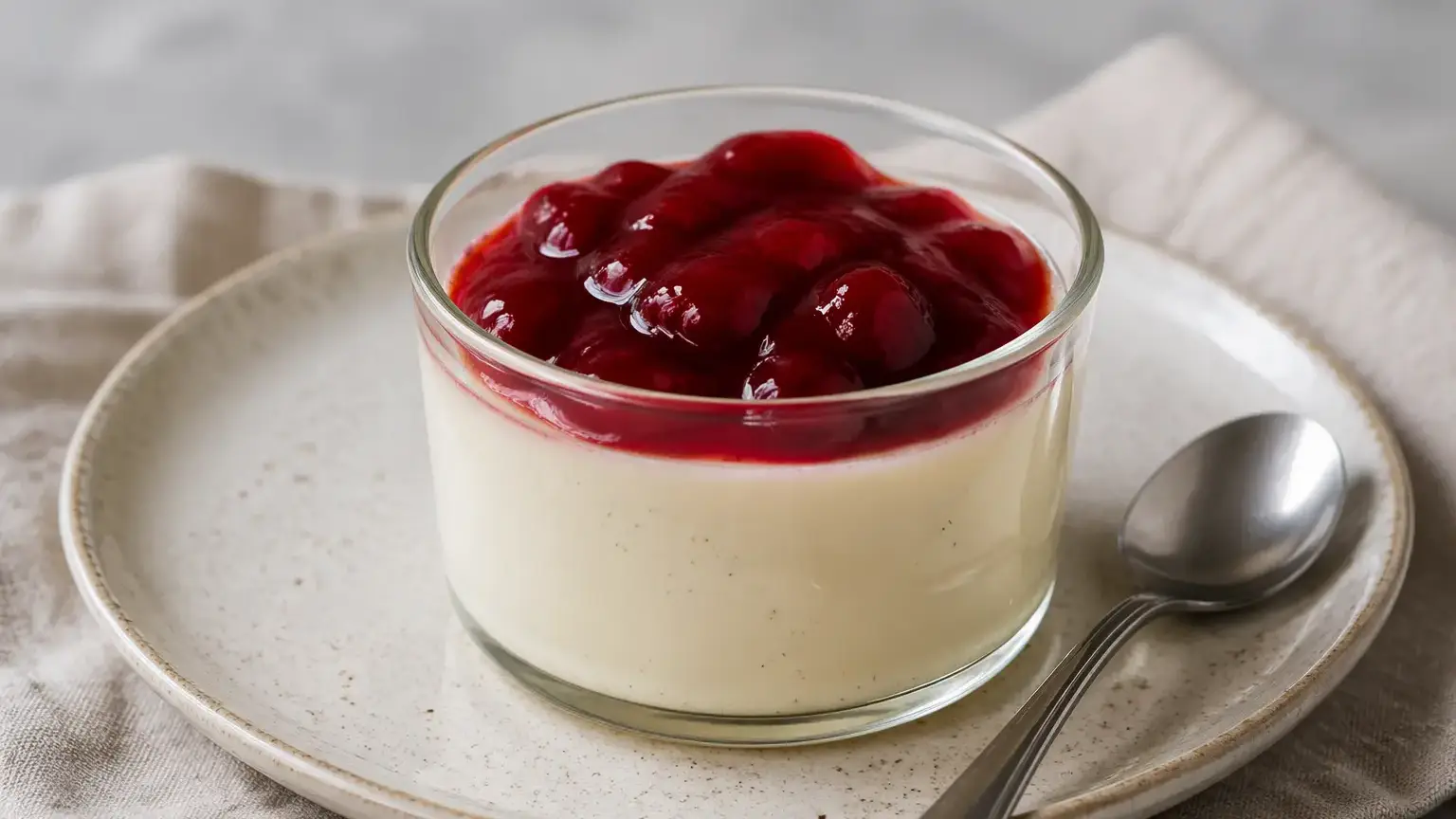 Panna cotta waniliowa