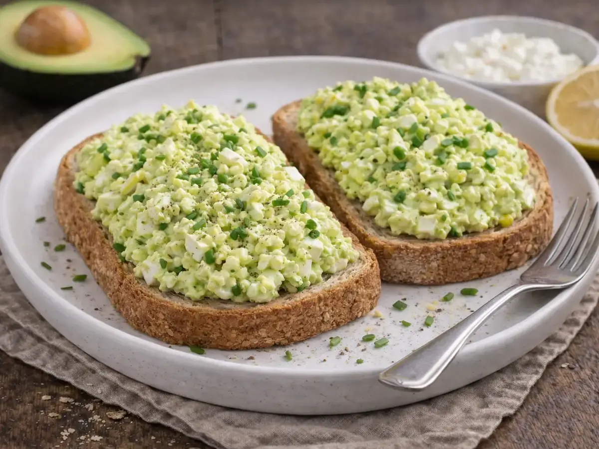 Avocado and Twaróg Spread