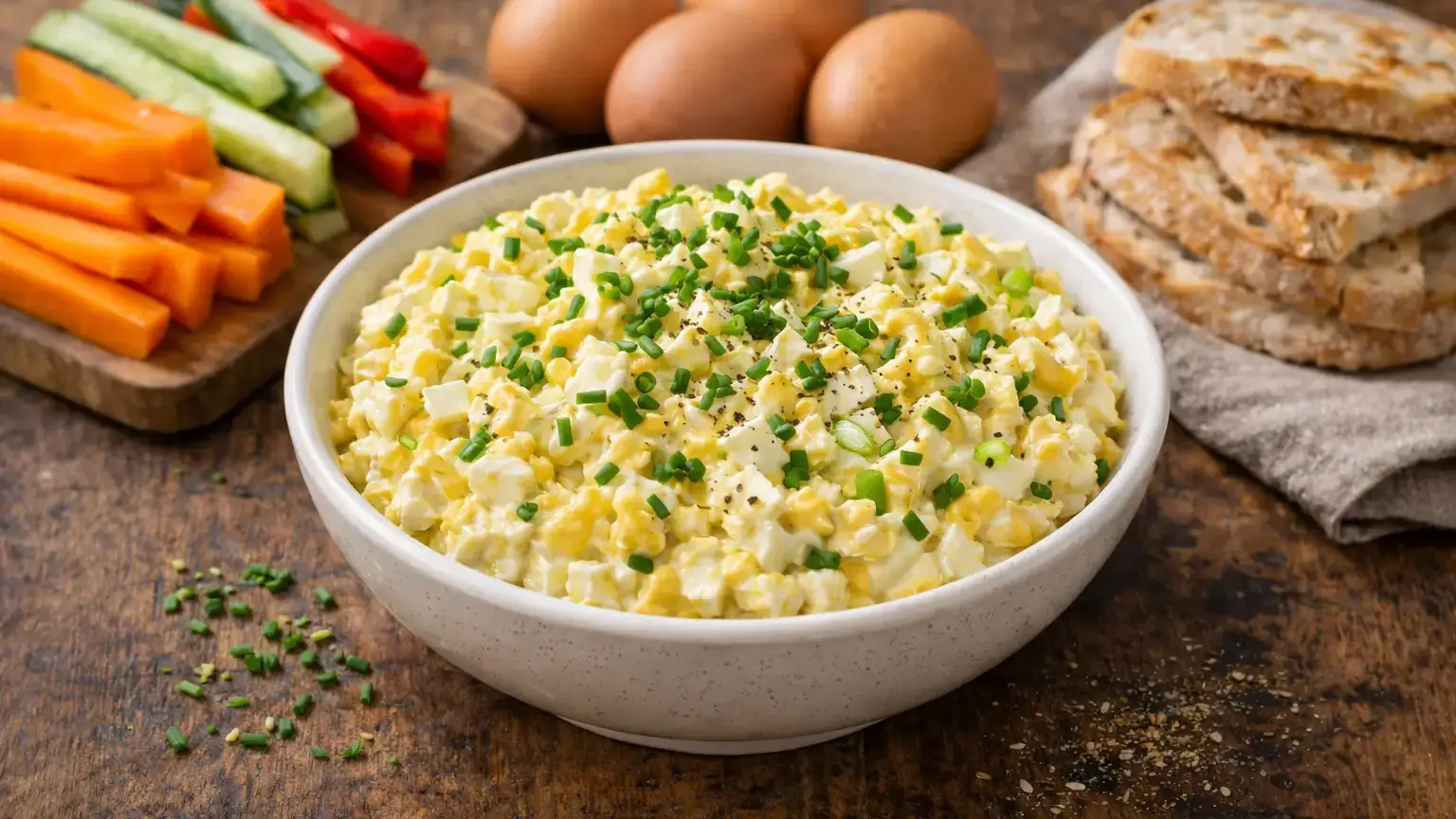 Pasta jajeczna z jogurtem