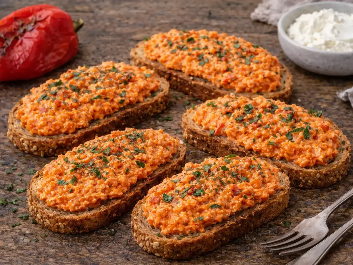 Roasted Pepper and Ricotta Spread