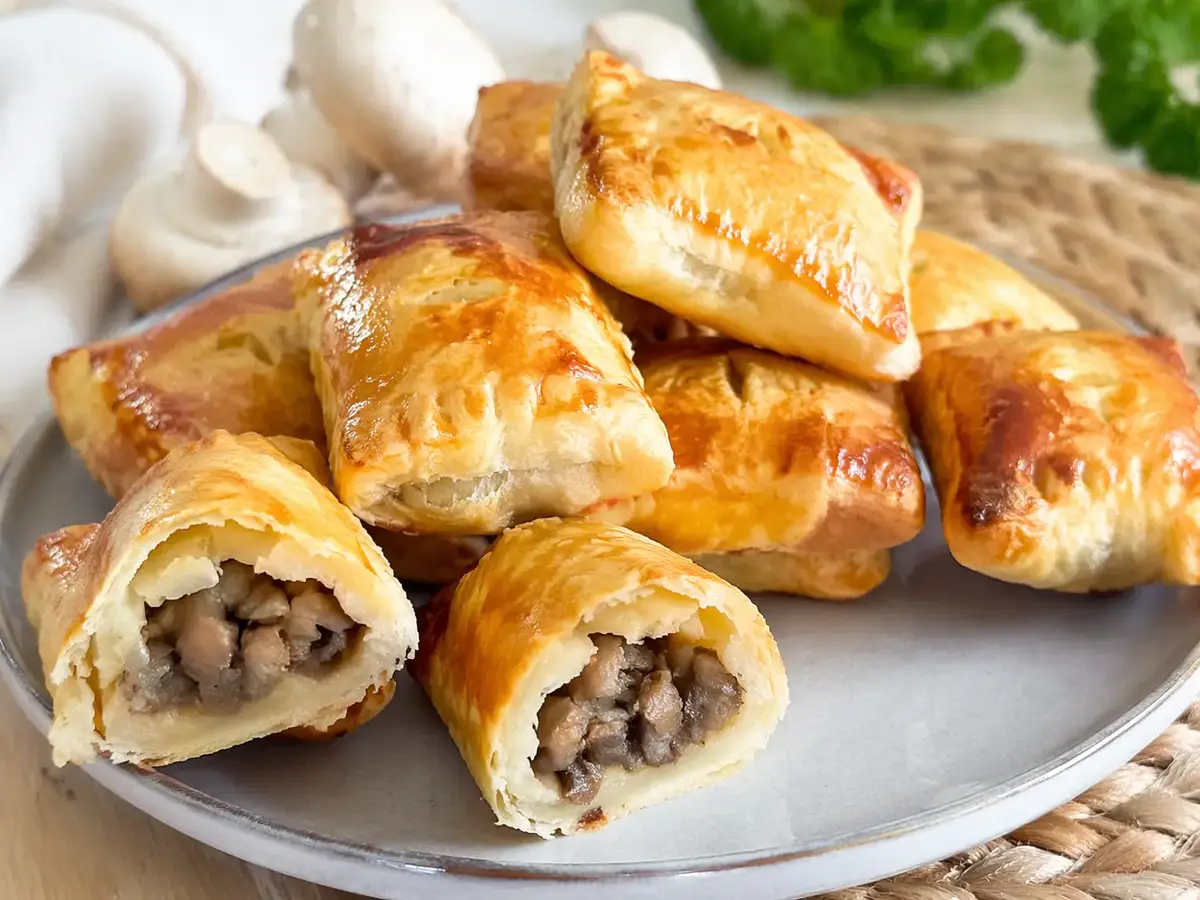 Mini Mushroom Pastries