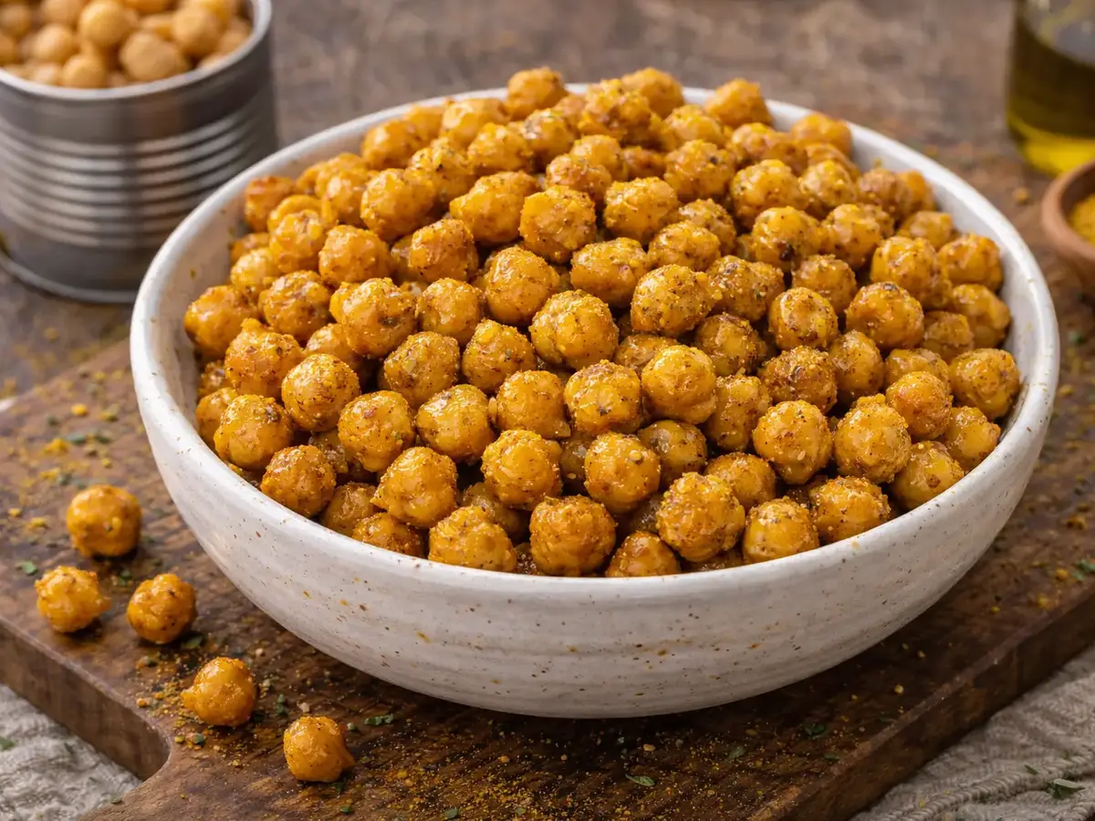 Curry-Roasted Chickpeas