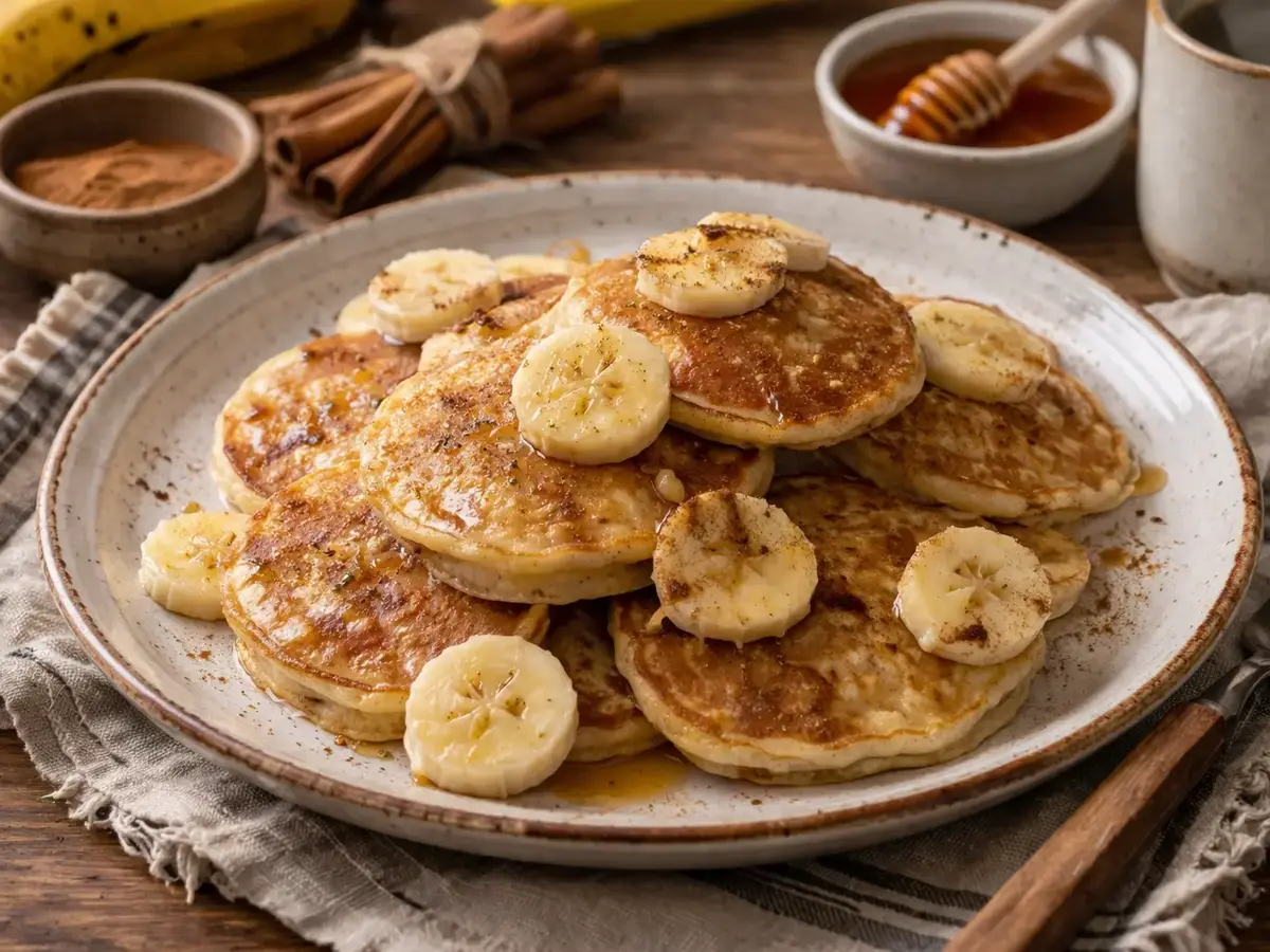 Banana Cinnamon Pancakes