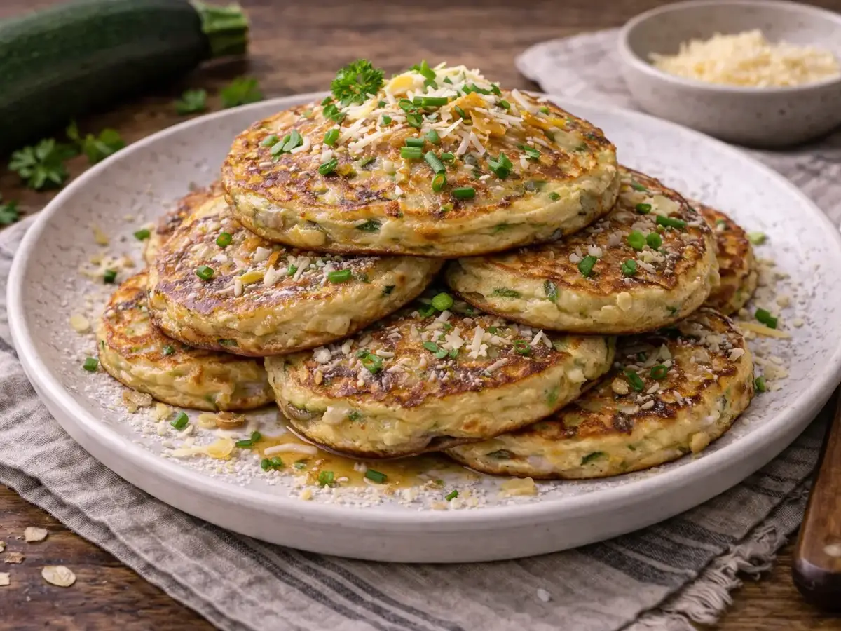 Zucchini and Cheese Fritters