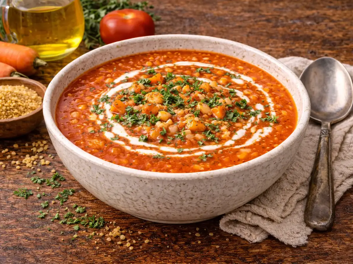 Tomato Soup with Bulgur
