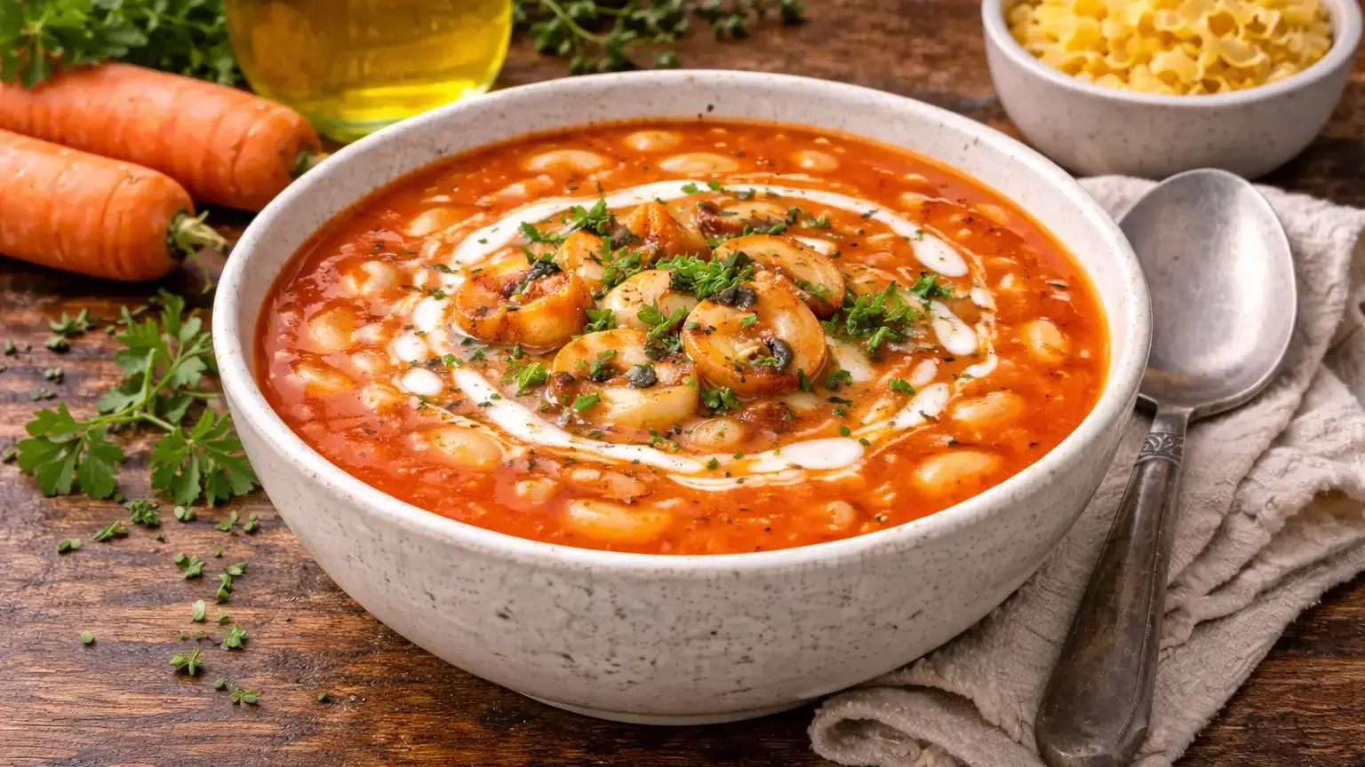 Zupa pomidorowa z makaronem