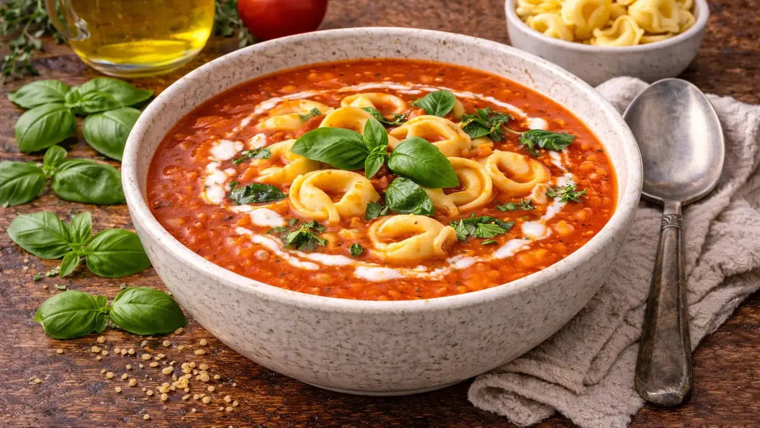 Pomidorowa z tortellini