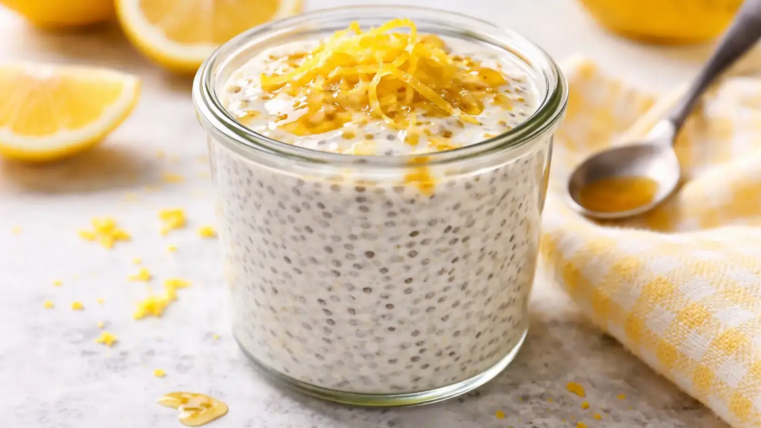 Pudding chia cytrynowy