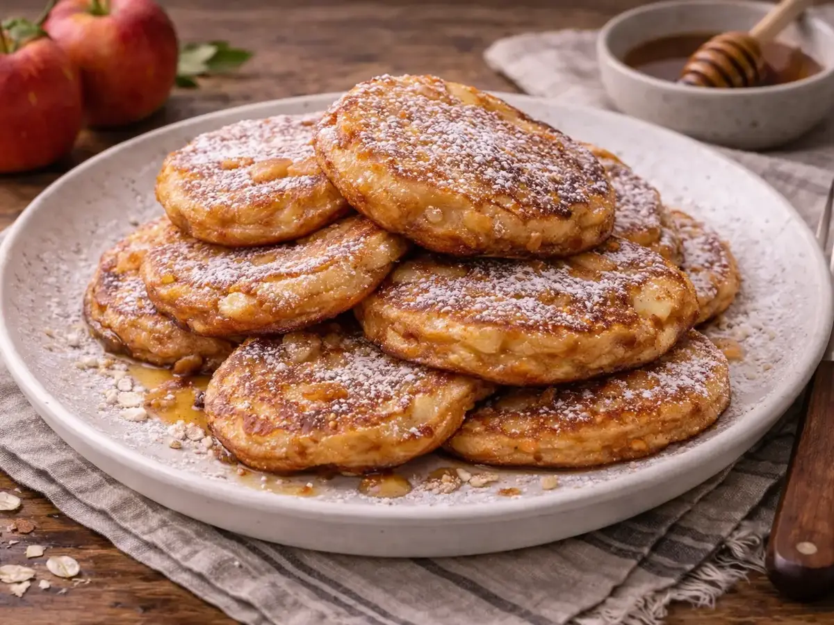 Buttermilk Racuchy (Polish Apple Pancakes)