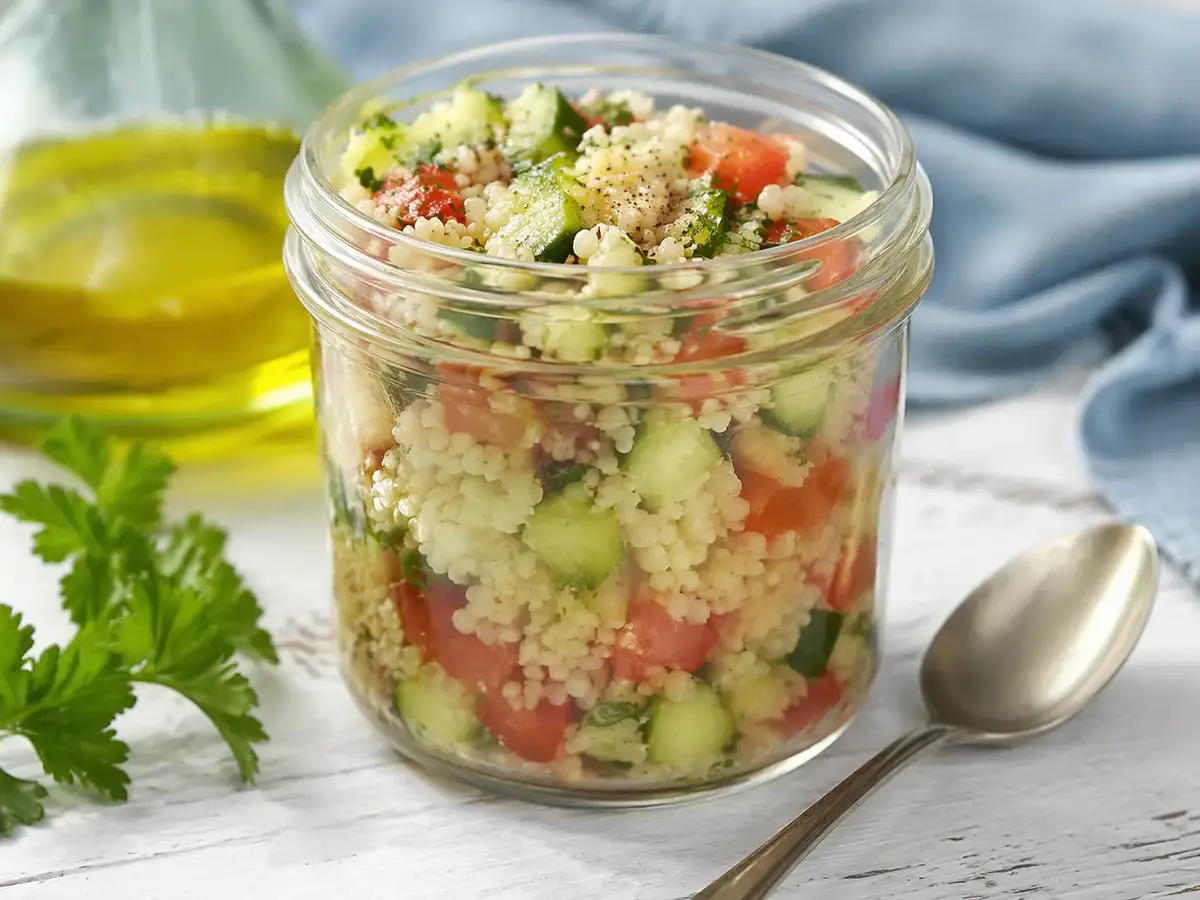 Couscous Salad in a Jar
