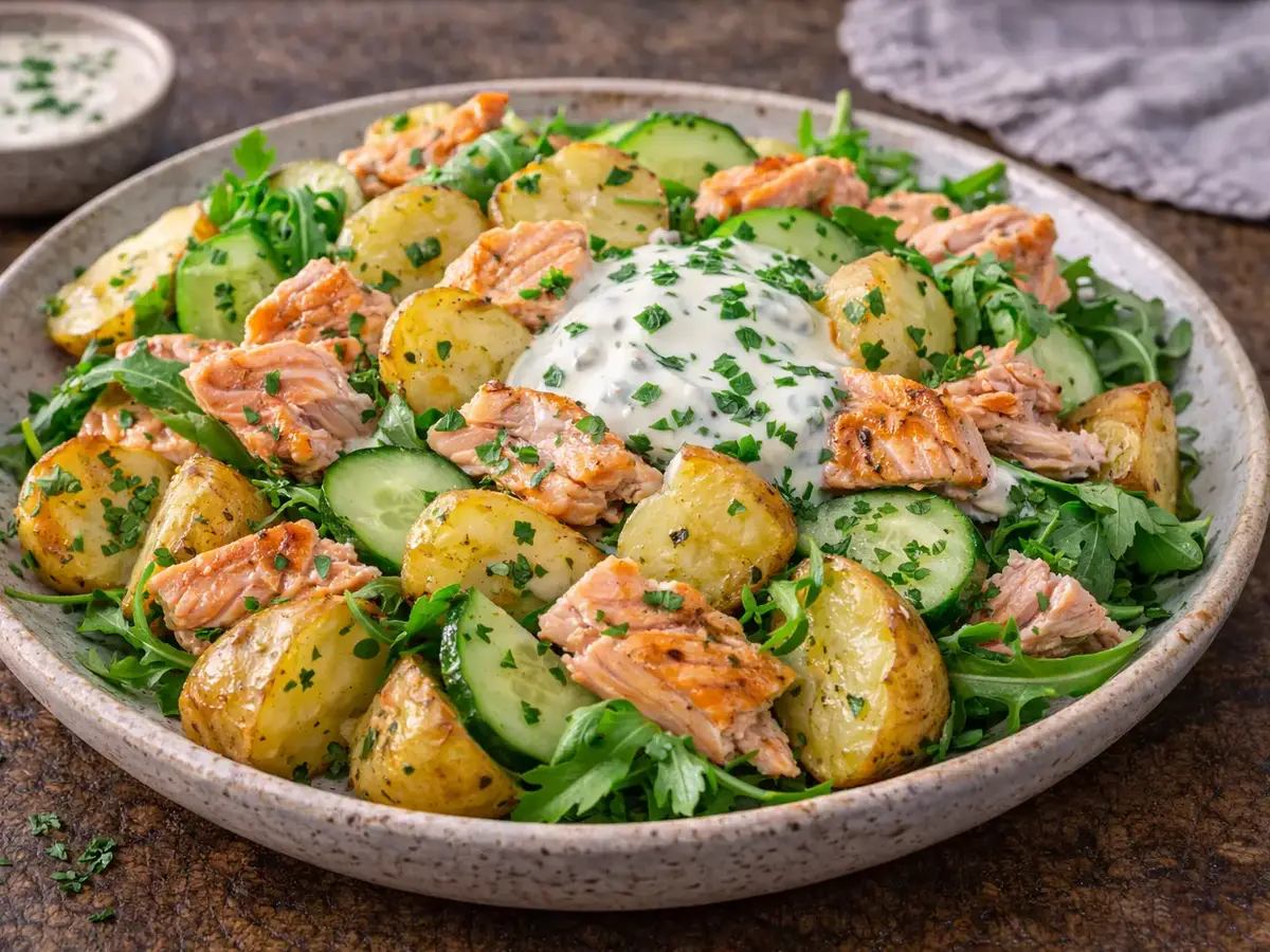 Salmon and Potato Salad