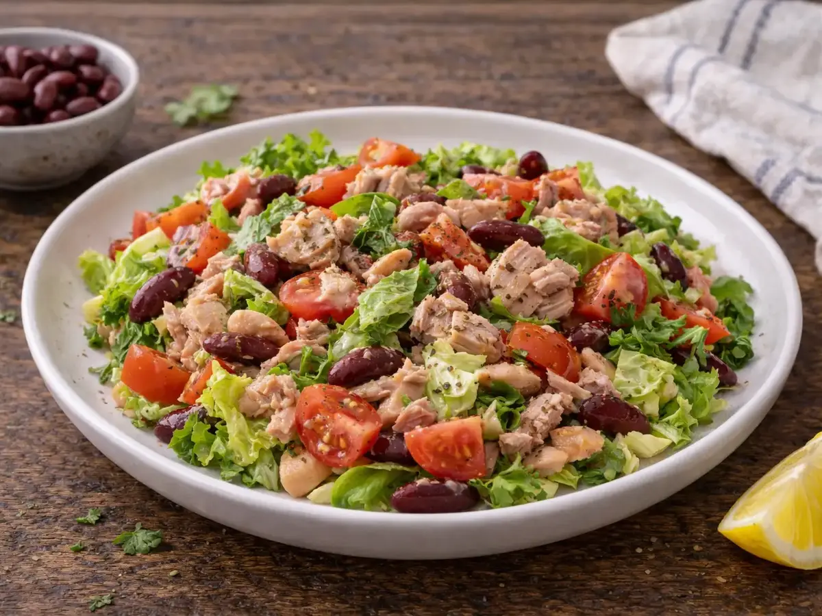 Tuna and Bean Breakfast Salad